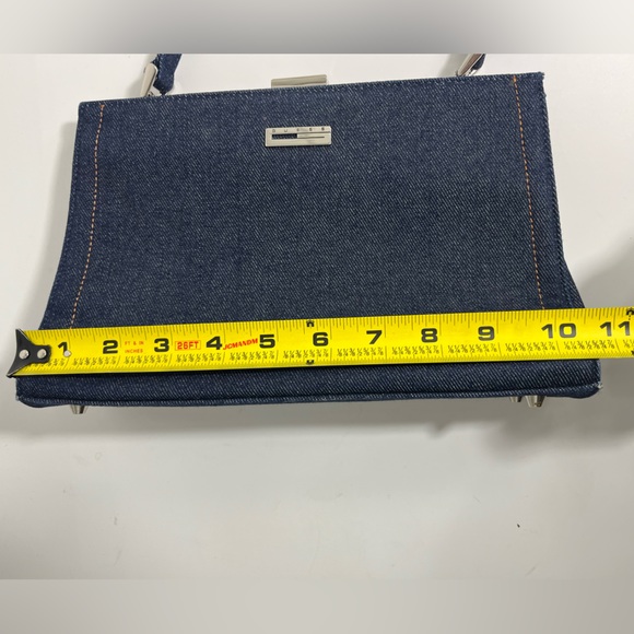 GUESS Y2K Denim Mini Shoulder Bag Purse - Picture 7 of 10